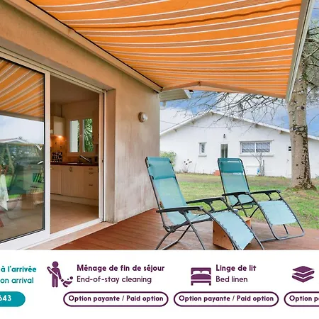Holiday home 700m D'ares- Jardin Et Pins, Maison Pour 4a
